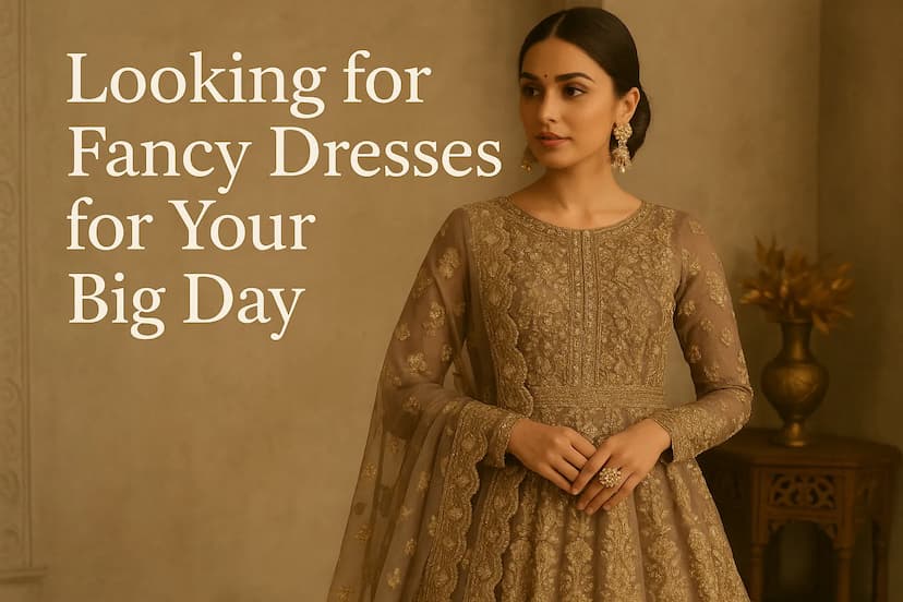 Looking for Fancy Dresses for Your Big Day