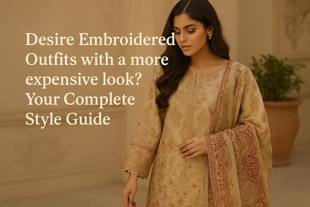 Desire Embroidered Outfits with a more expensive look Your Complete Style Guide
