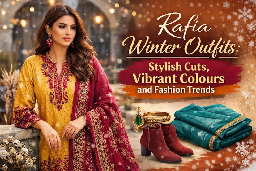 Rafia Winter Outfits: Stylish Cuts, Vibrant Colours and Fashion Trends