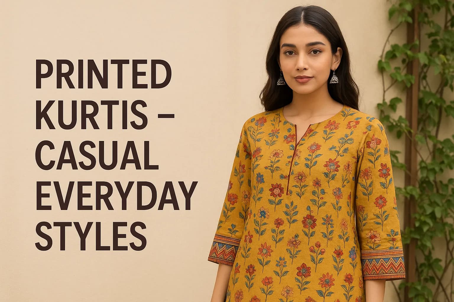 Printed Kurtis - Casual Everyday Styles